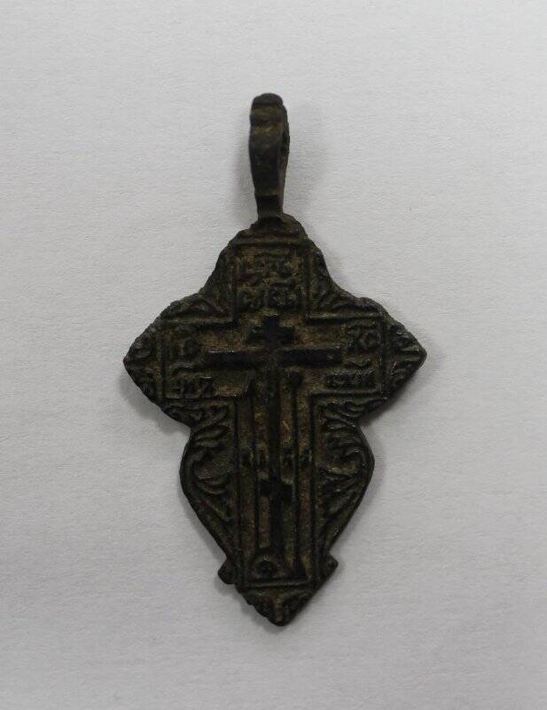 Крест православный нательный женский «Лепесток».