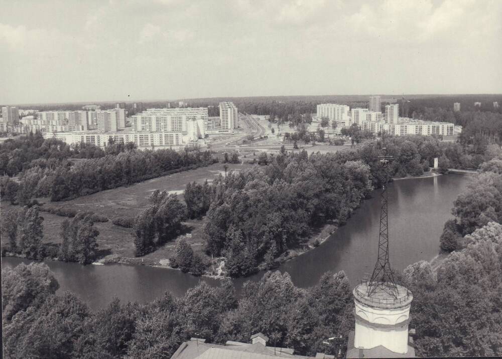 Фотография «Заречная часть города. Фото сделано с колокольни».