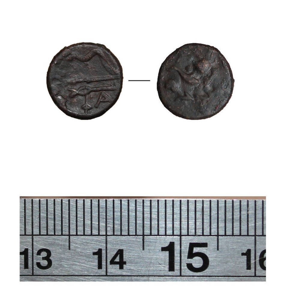 Монета античная. Фанагория