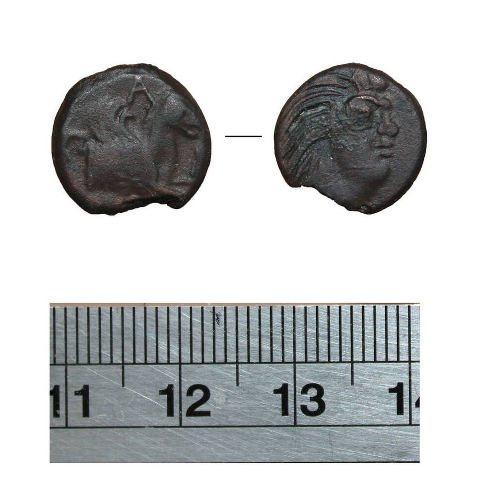 Монета античная. Пантикапей.
