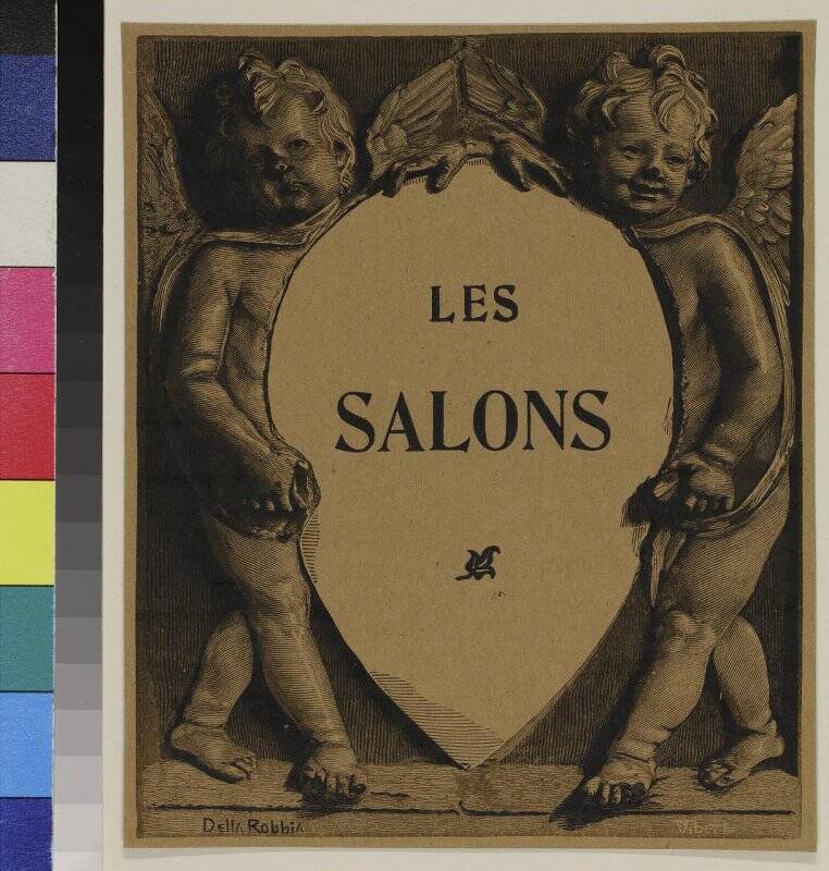 Les Salons. лист из журнала