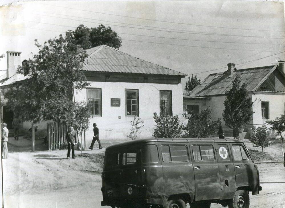 Фотография. На снимке здание Городищенской районной поликлиники