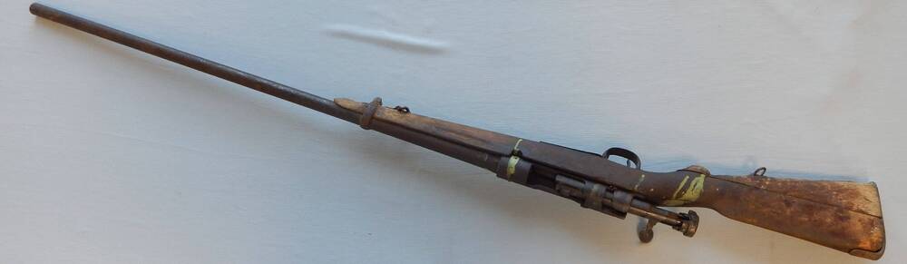 Ружье охотничье (переделано с использованием деталей винтовки сист. Арисака  38 1905г.)