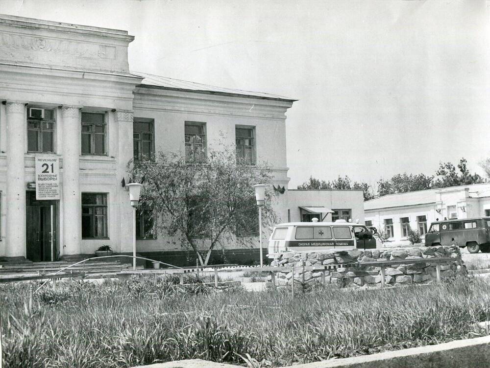 Фотография. На снимке здание Городищенской центральной районной больницы