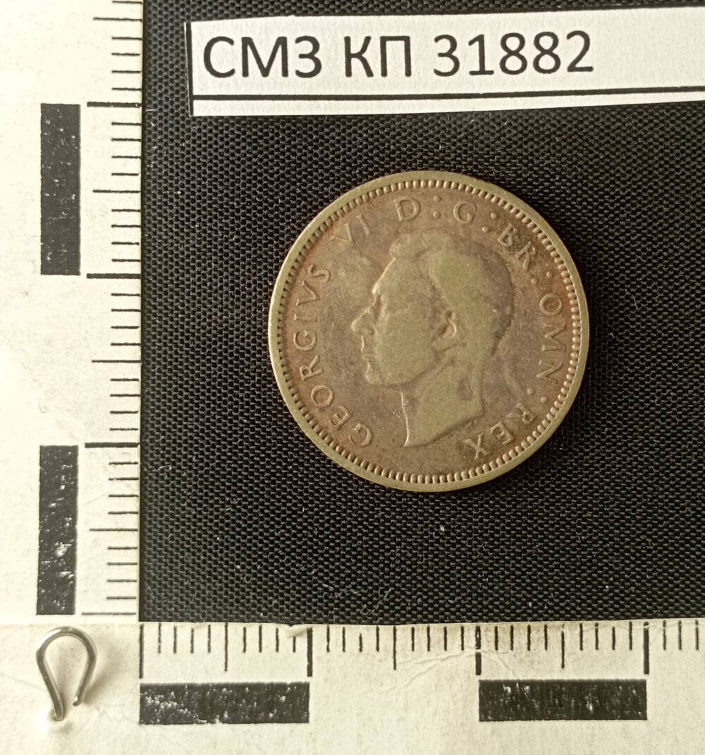 Монета. Sixpence.