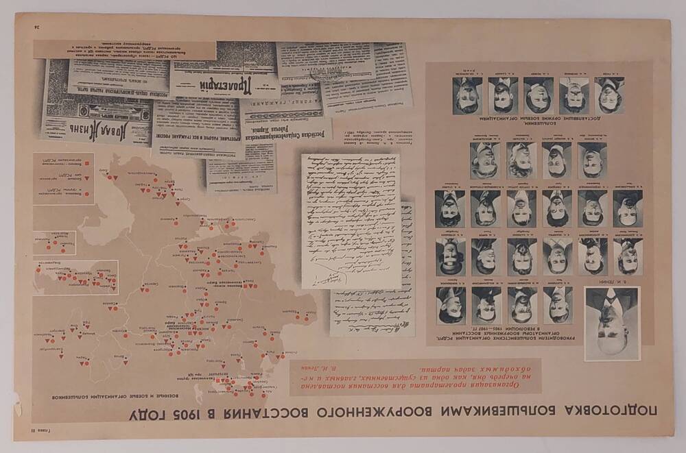 Плакат Подготовка большевиками вооруженного восстания в 1905 году