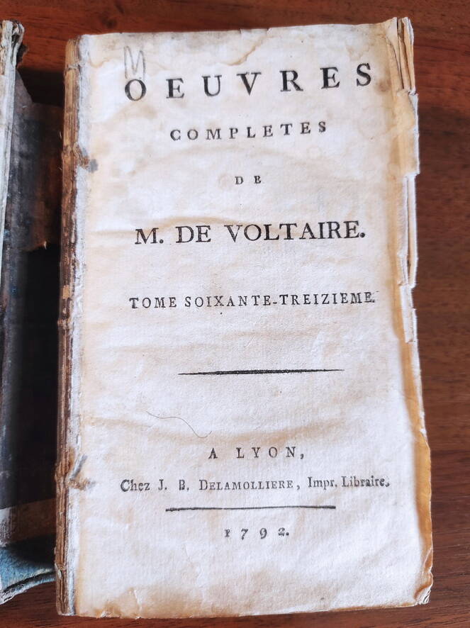 Oeuvres completes de M.De Voltaire Т. 73 : Т. 73 1792.