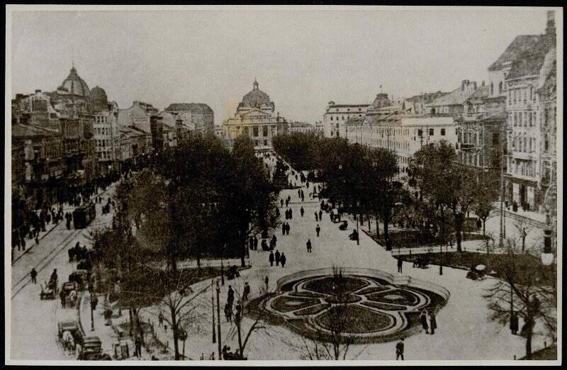 Вид города Львова.