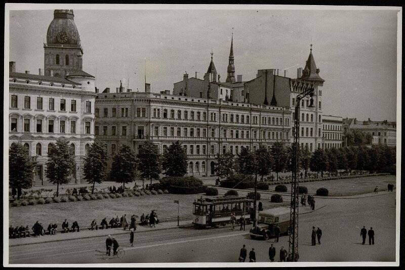 г. Рига. Одна из улиц в центре города.