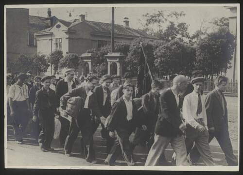 Фотография из серии о героичекой обороне Москвы. 1941 г.