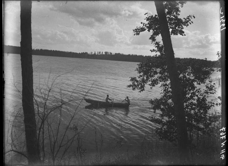 Негатив. Озеро Чебаркуль. Берег.