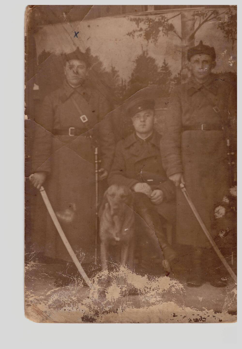 Фотография групповая «Попов Николай Николаевич с товарищами».