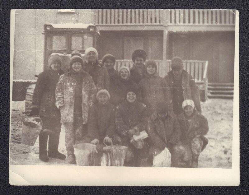 Фотография. Бригада Бабской Г.А. на Вынгапуре.