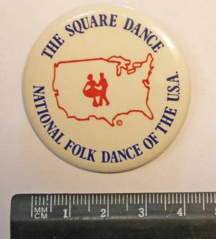 Значок «The Square Dance Nanional Folk Dance of the U.S.A. США