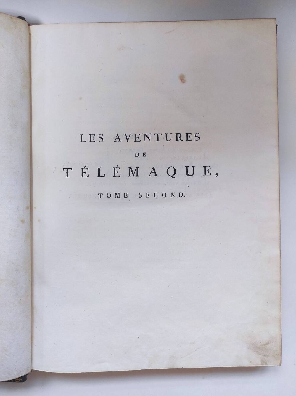 Les aventures de Télémaque T. 2 : Т. 2 1785.