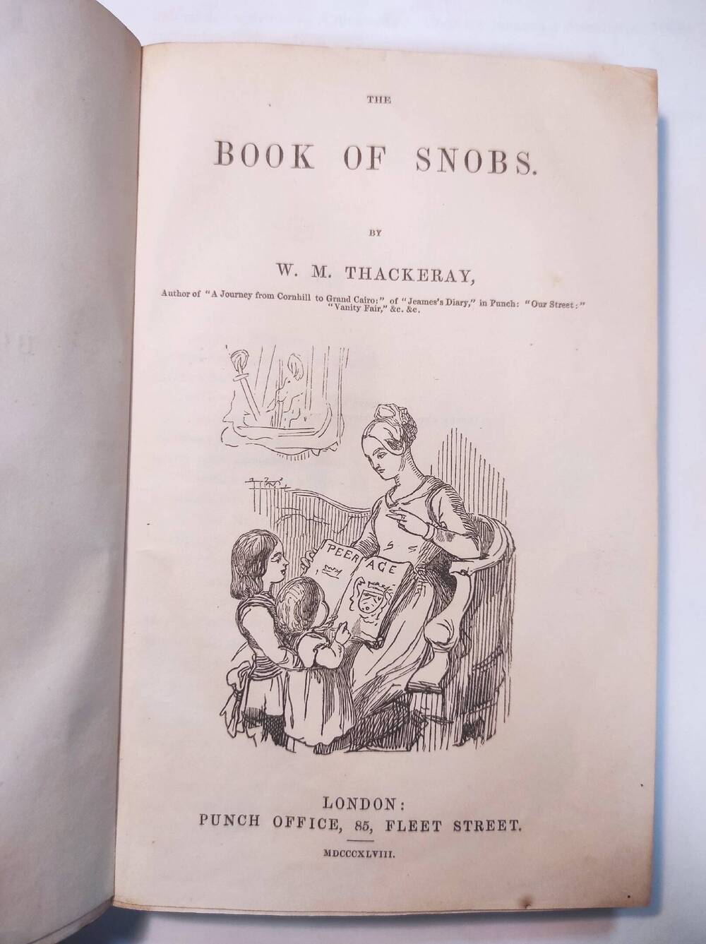 The book of snobs... London, 1848.