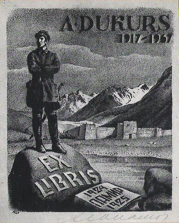 Экслибрис. EX LIBRIS A. DUKURS