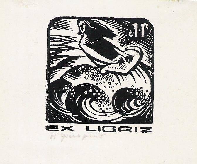 Экслибрис. EX LIBRIS Л.Г. (для Л. Галкиной)