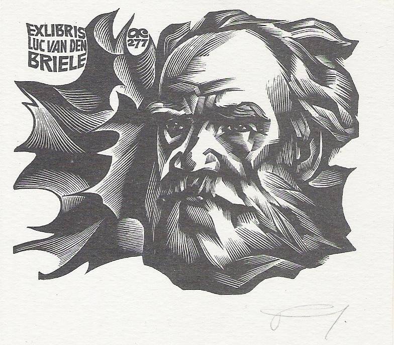 Экслибрис. Exlibris LUC VAN DEN BRIELE