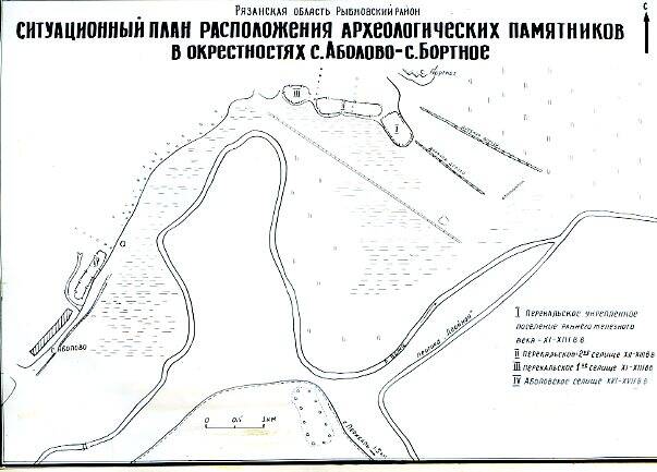 Археологические схемы, наклеенные на бумагу