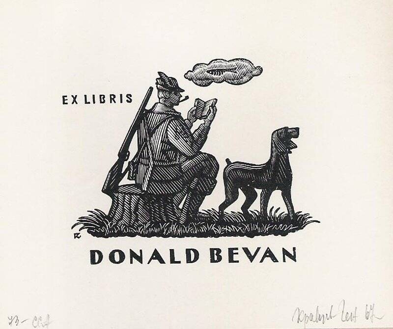 Экслибрис. Ex libris Donald Bevan