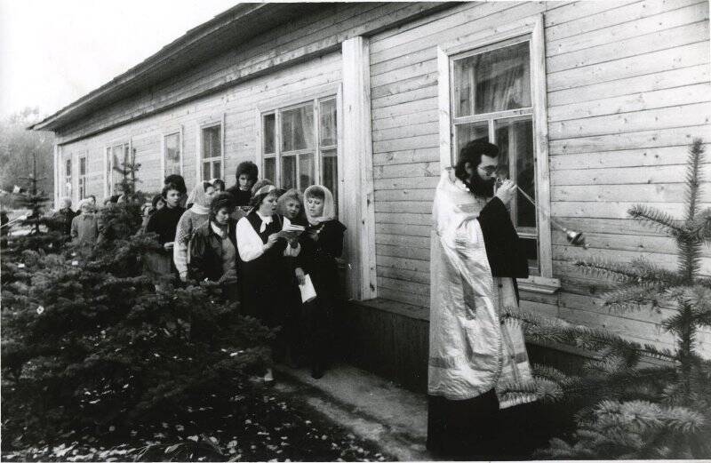 Обряд освящения мемориального Дома-музея академика А.А.Ухтомского. Фотография