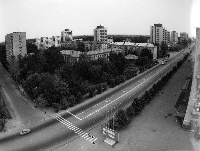 Вид г.Рыбинска: район ул.Герцена с новостройками. Фотография