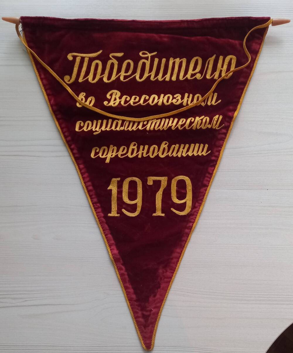 Вымпел «Победителю во всесоюзном соц. соревновании 1979 г.»