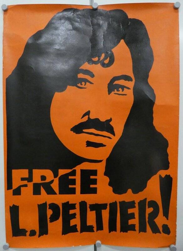 Плакат. Плакат Free L.Peltier !.