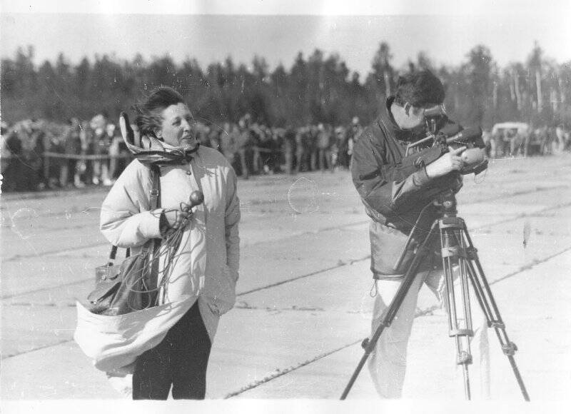 Фотография. Фотография 38-й чемпионат России по вертолетному спорту. Комментатор.