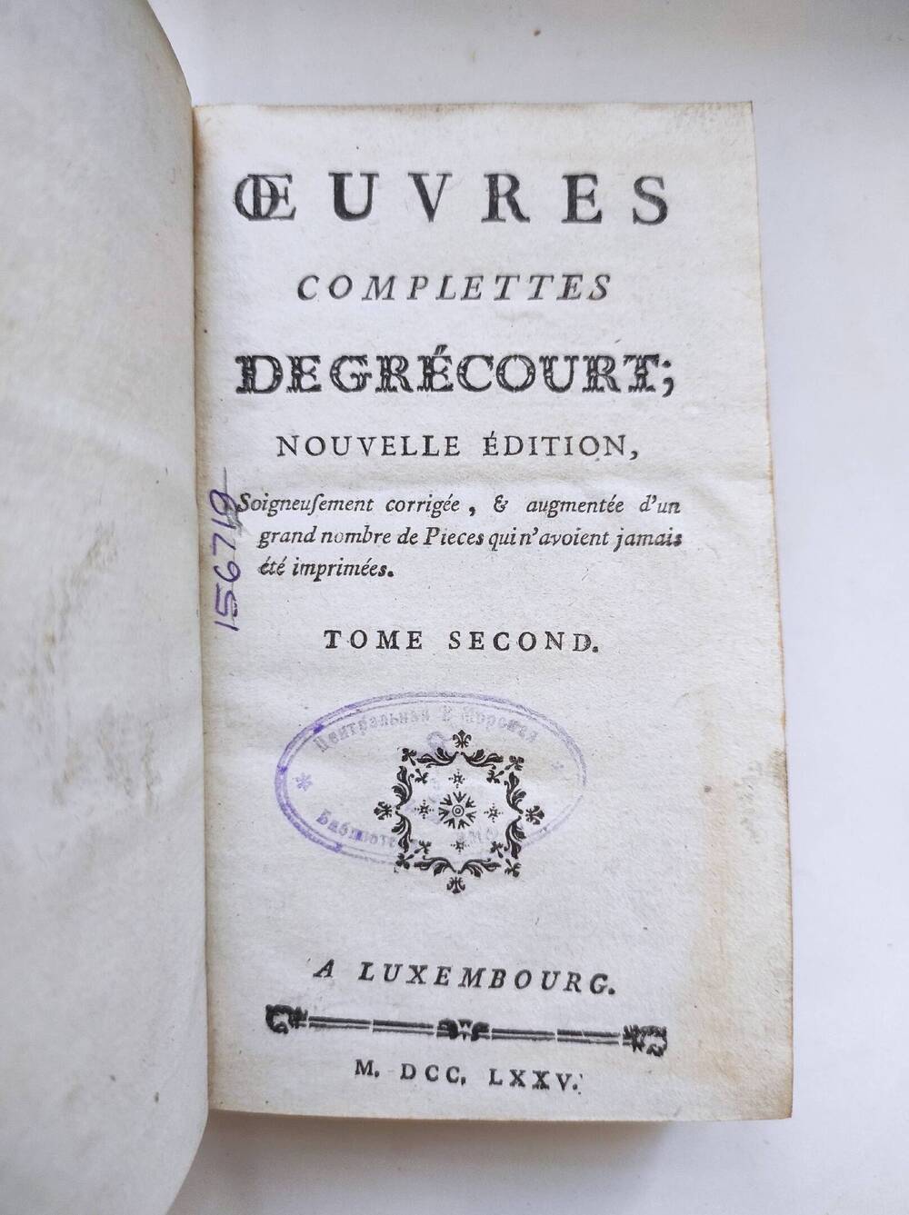 ‎Oeuvres complètes de Grécourt T. 2 : T. 2 1775.