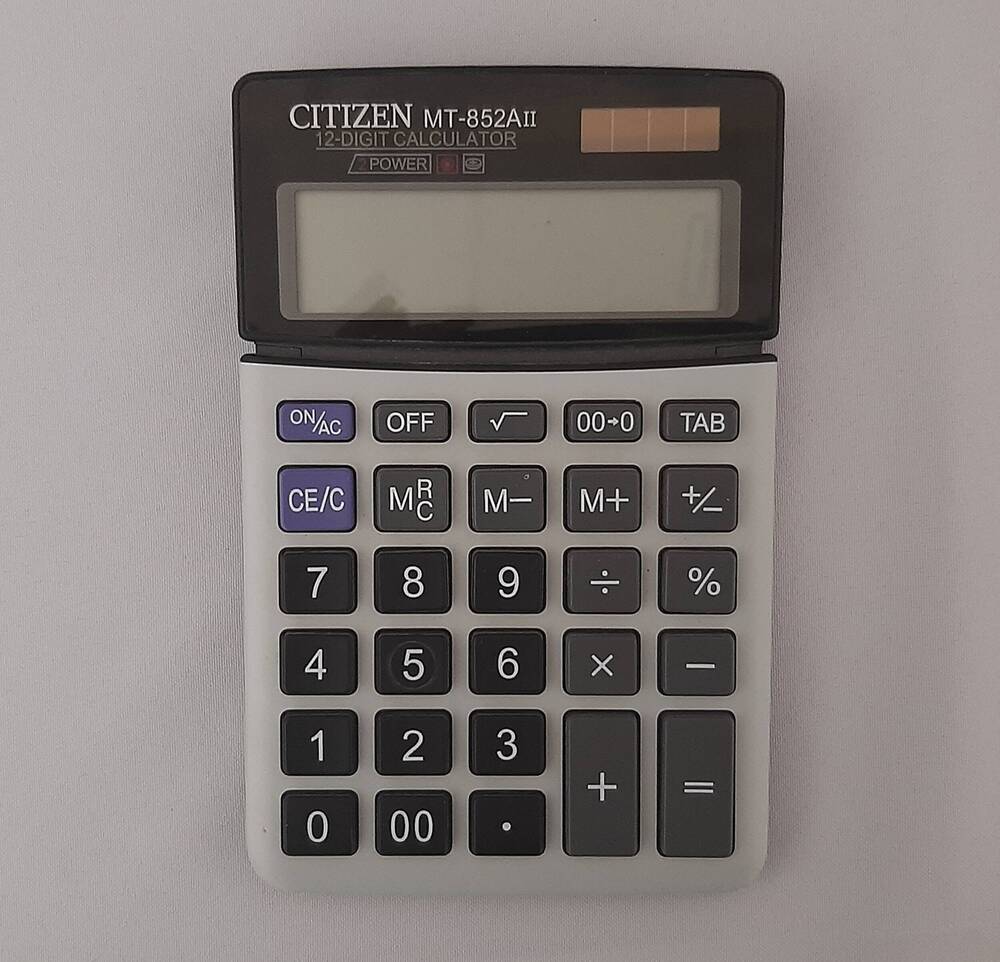 Калькулятор  «CITIZEN MT-852All»
