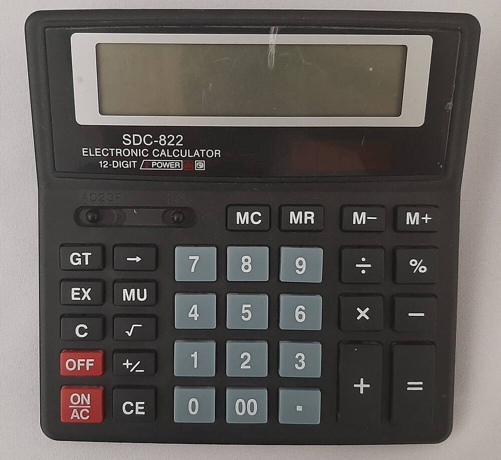 Калькулятор  «SDC-822 ELECTRONIC CALCULATOR»