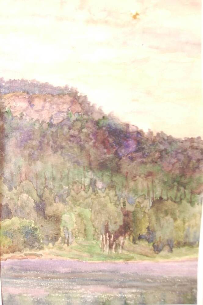 Картина Пейзаж со скалой.