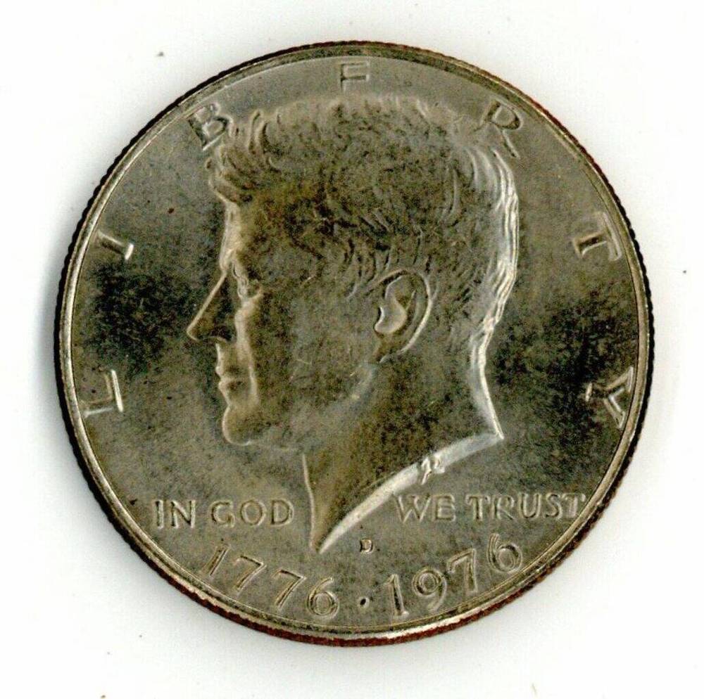 Монета 1/2 доллара. США. 1976 г.
