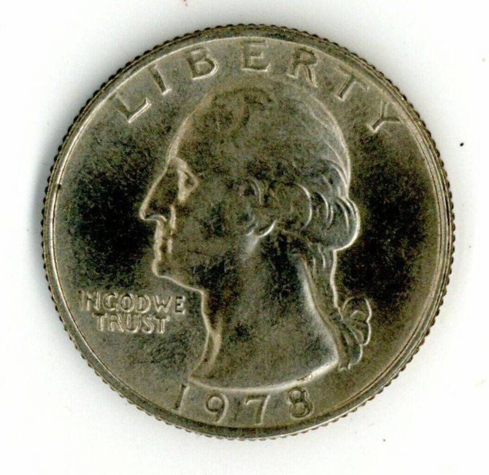 Монета 1/4 доллара. США. 1978 г.