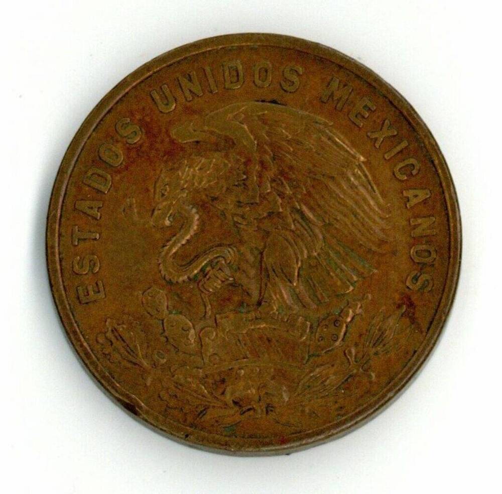Монета 20 сентаво. Мексика. 1964 г.