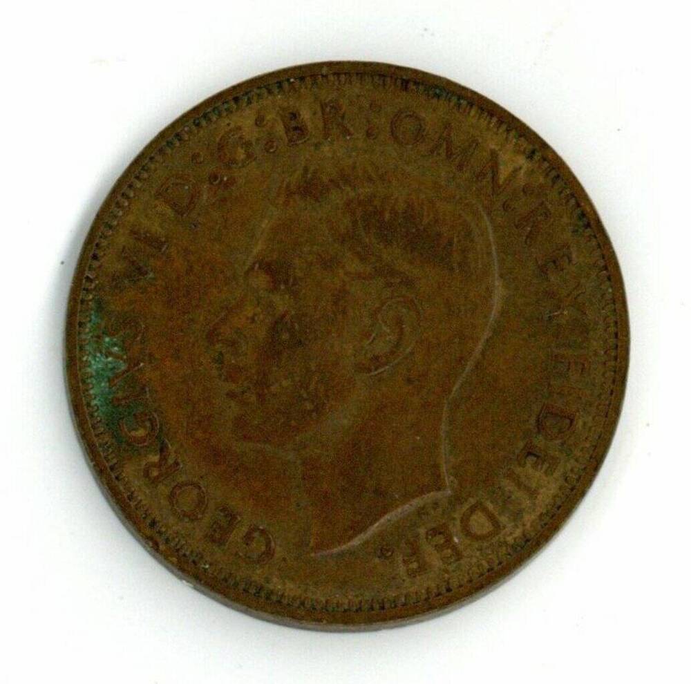 Монета 1/2 пенни. Англия. 1950 г.
