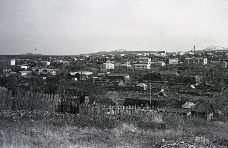 Негатив. По истории Алдана. Панорама Алдана.