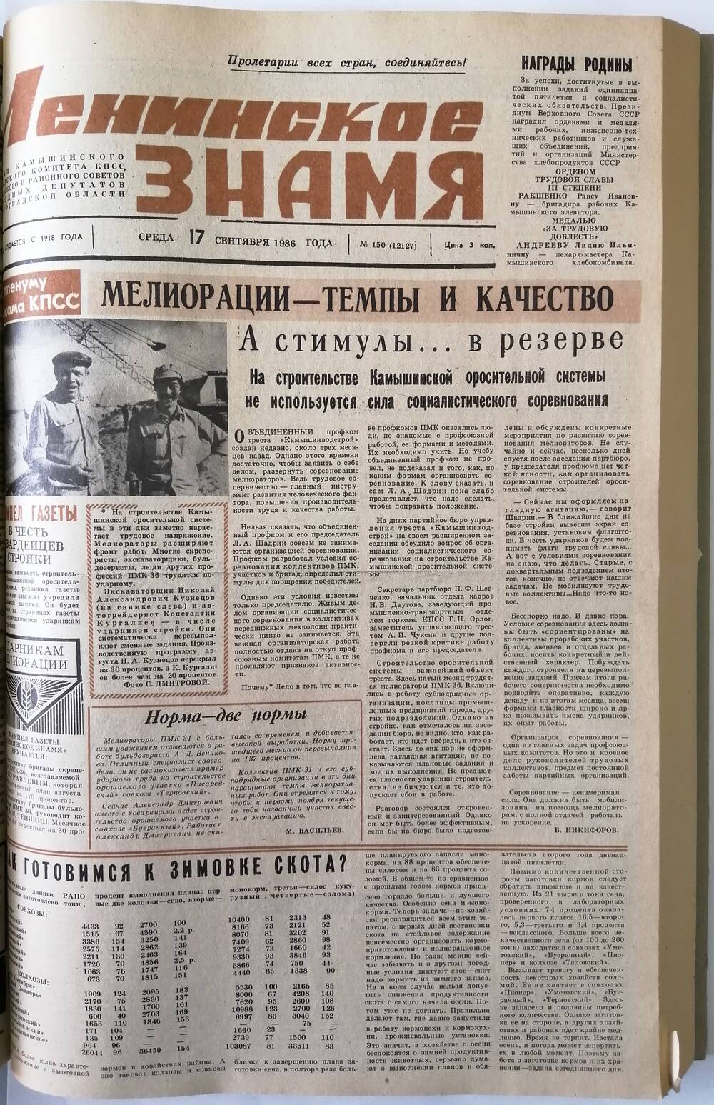 Газета Ленинское знамя №150.