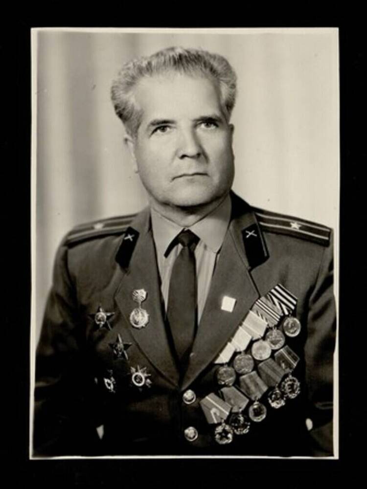 Фото Гвардии майор в отставке Немтин Семён Тимофеевич, участник Курской битвы