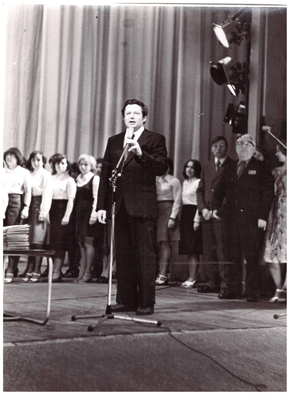 Фото чёрно-белое, посвящение в рабочий класс, ОРС, 1978 год, Спицын А. С., Пенза - 19
