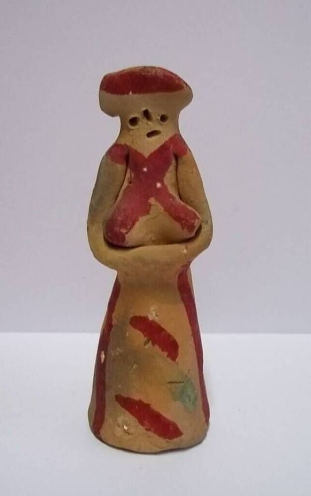 Игрушка глиняная Барыня