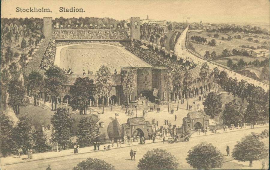 Stockholm. Stadion. [Стокгольм. Стадион.].