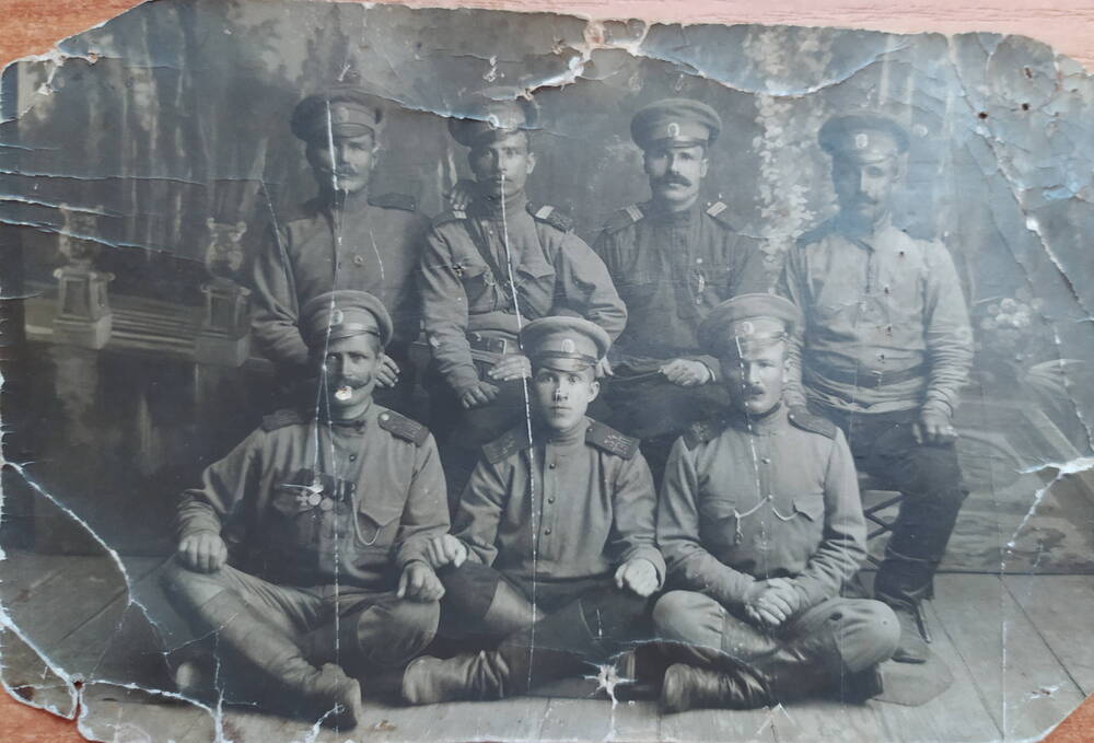Фото Солдаты Русской императорской армии-участники Первой мировой войны.