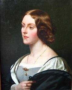 Портрет Елизаветы Алексеевны Жуковской, урожденной фон Рейтерн (1821-1856), жены В. А. Жуковского.