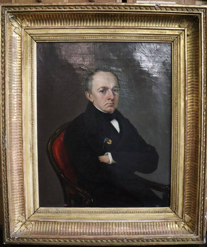 Портрет Константина Николаевича Батюшкова (1787-1855) в старости.