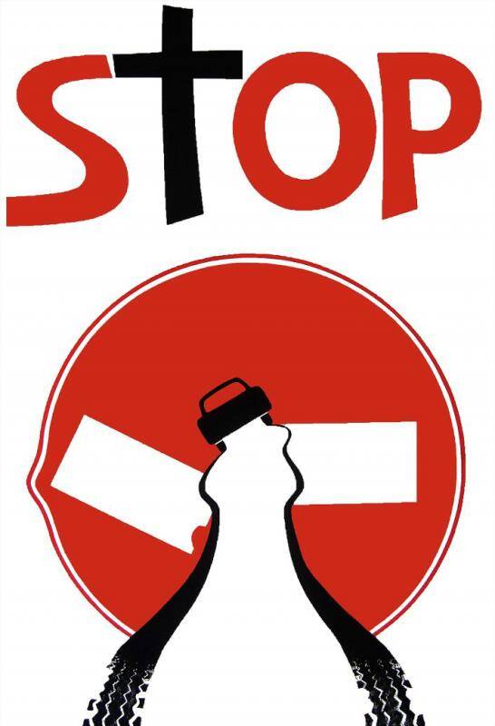 Stop. Poster.